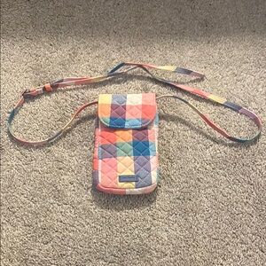 Vera Bradley Multicolor Quilted Phone Case Crossbody